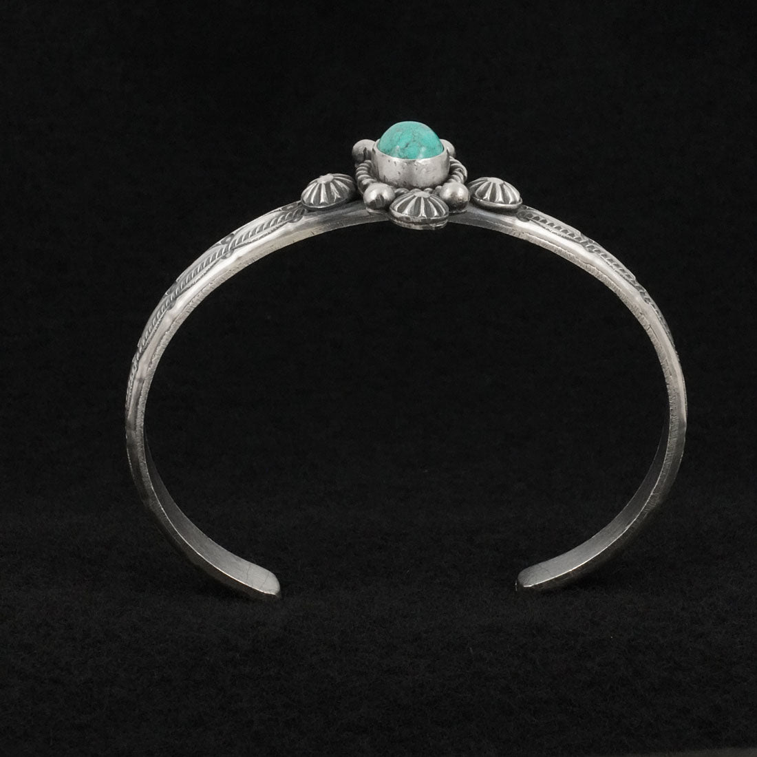 Michael Calladitto Turquoise & Sterling Silver Bracelet
