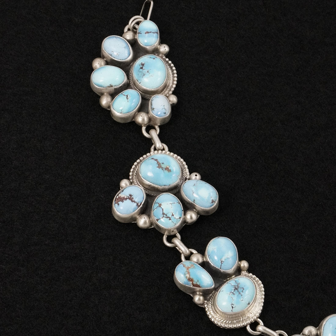 Kathleen Livingston Turquoise & Sterling Silver Necklace Set