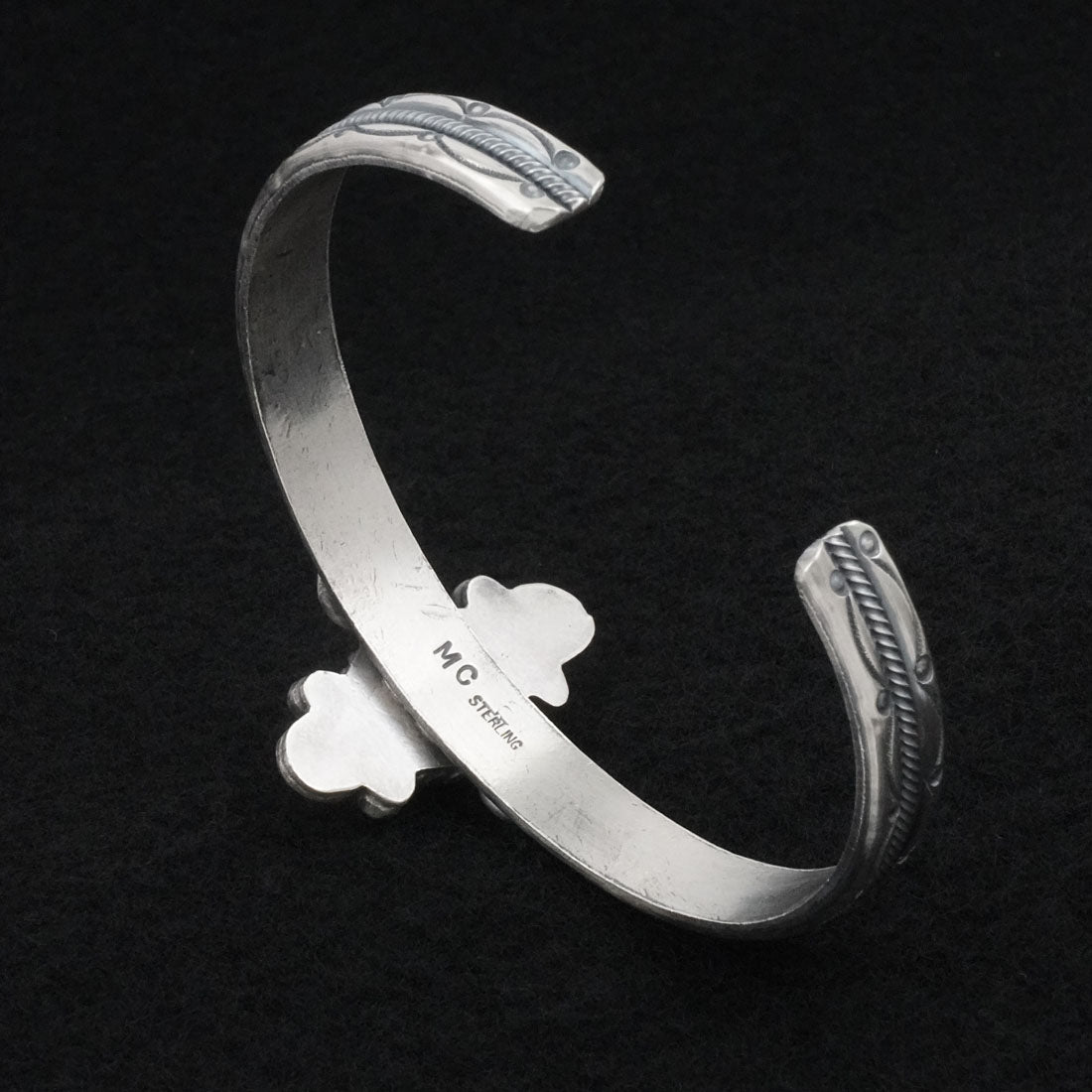 Michael Calladitto Turquoise & Sterling Silver Bracelet