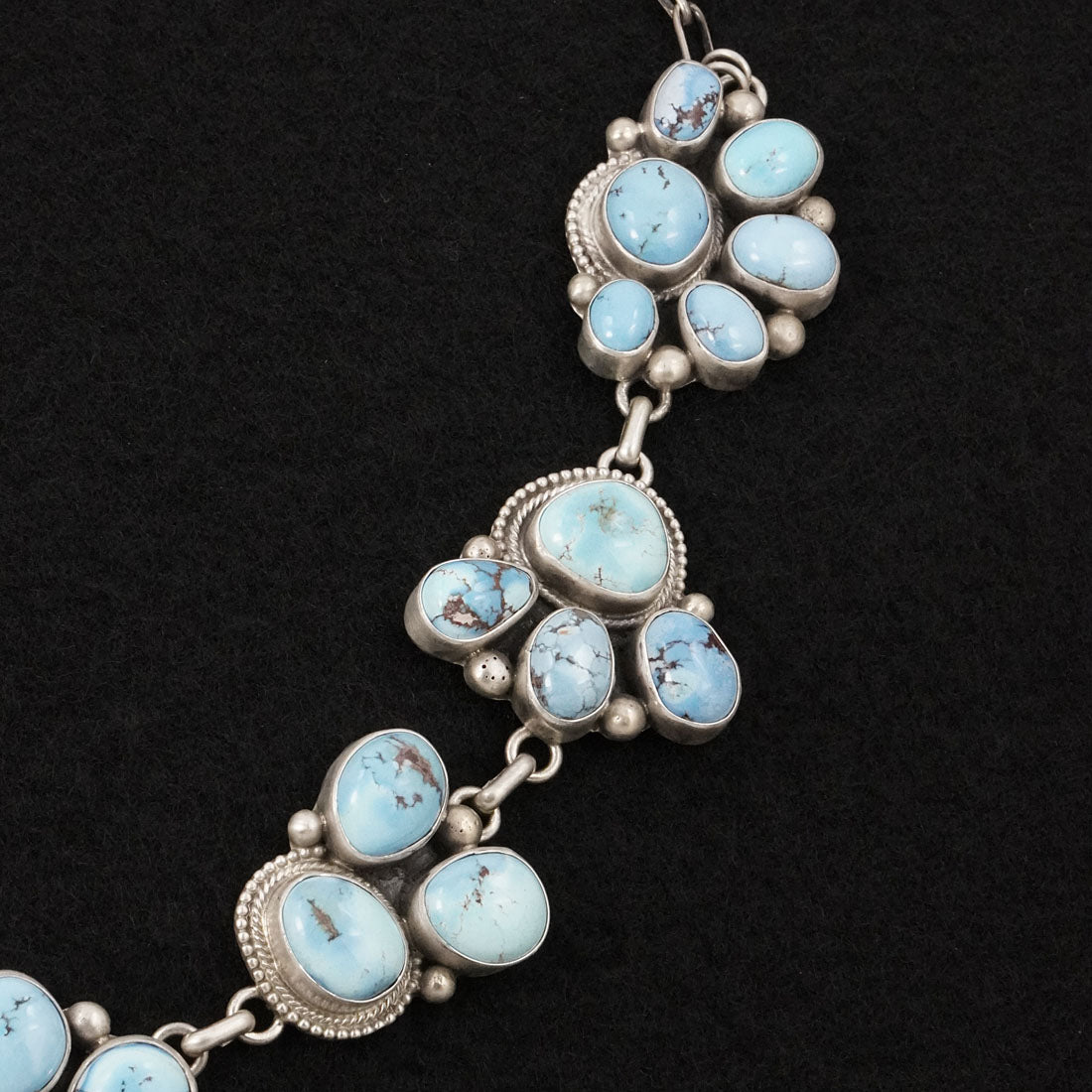 Kathleen Livingston Turquoise & Sterling Silver Necklace Set