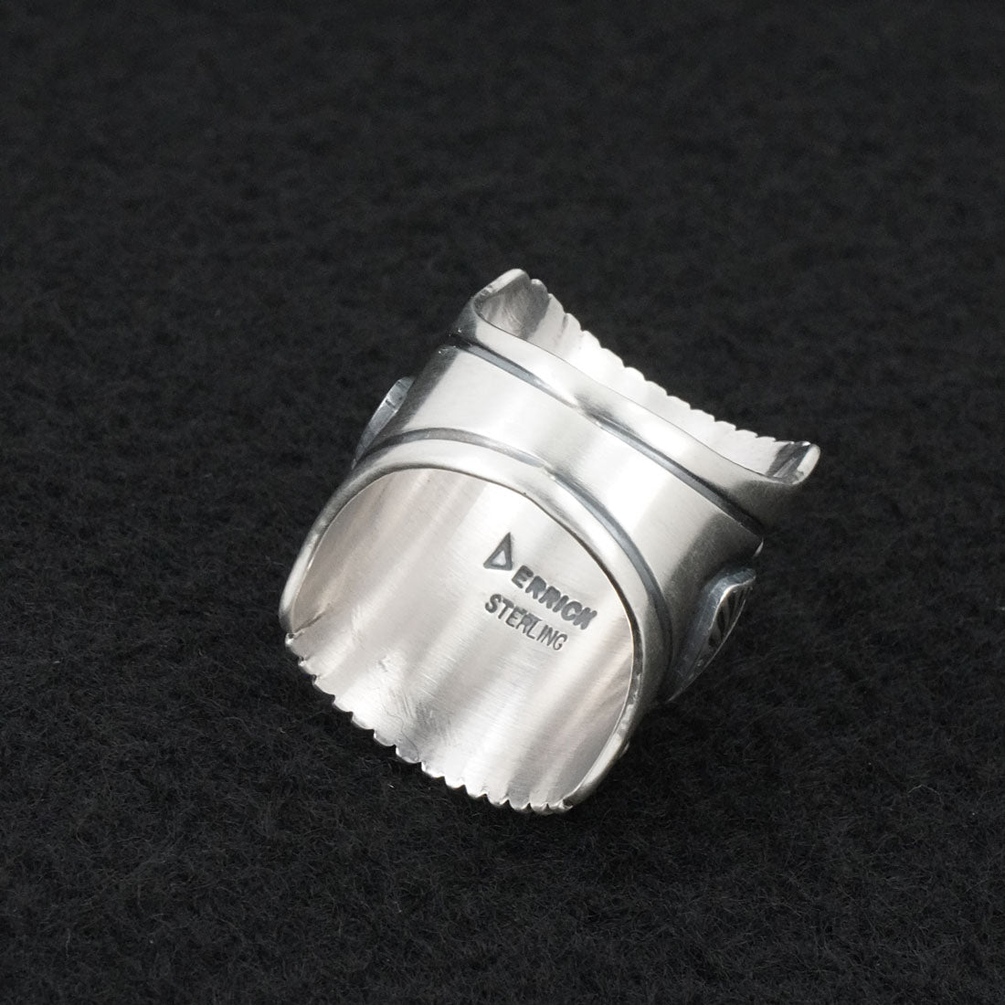 Derrick Gordon Turquoise & Sterling Silver Ring Sz. 8