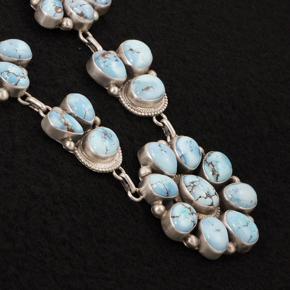 Kathleen Livingston Turquoise & Sterling Silver Necklace Set