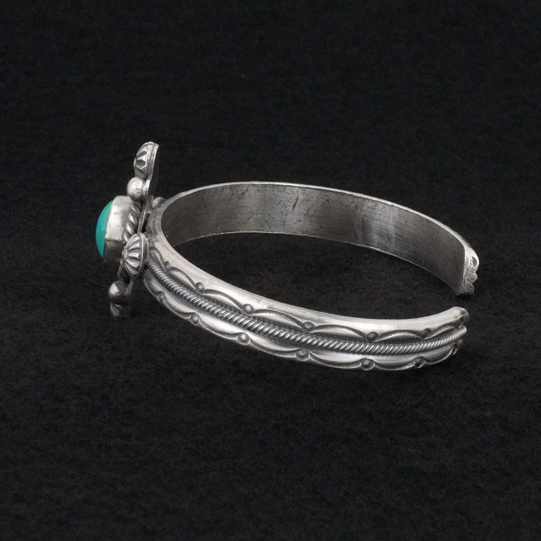 Michael Calladitto Turquoise & Sterling Silver Bracelet