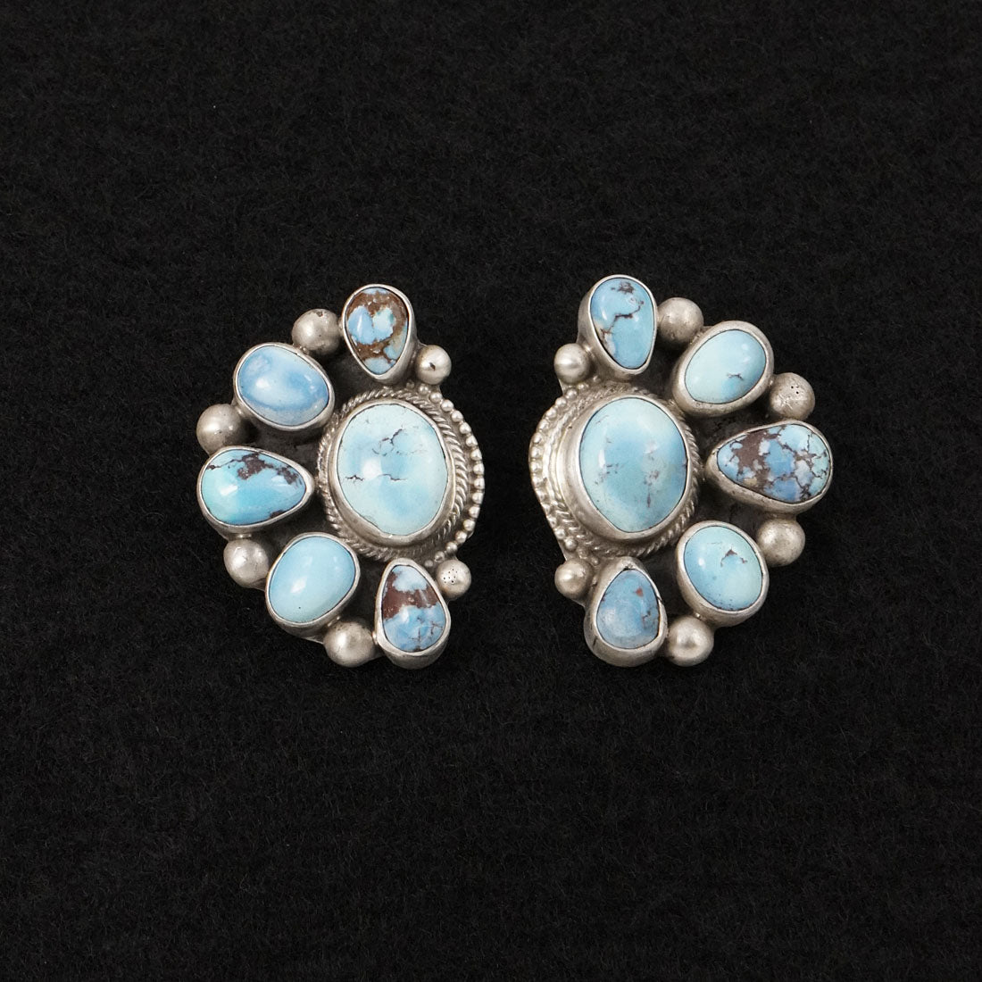 Kathleen Livingston Turquoise & Sterling Silver Necklace Set
