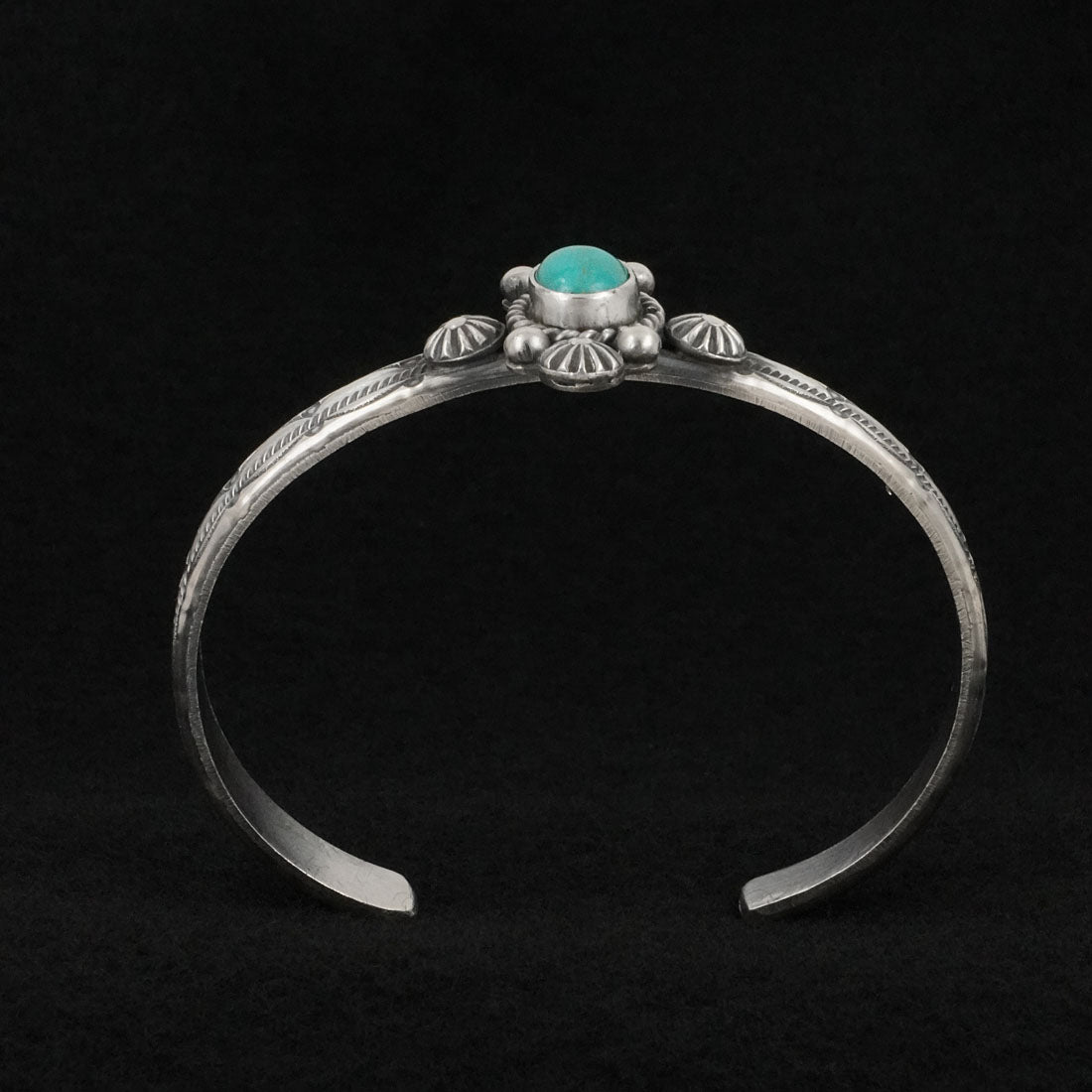 Michael Calladitto Turquoise & Sterling Silver Bracelet
