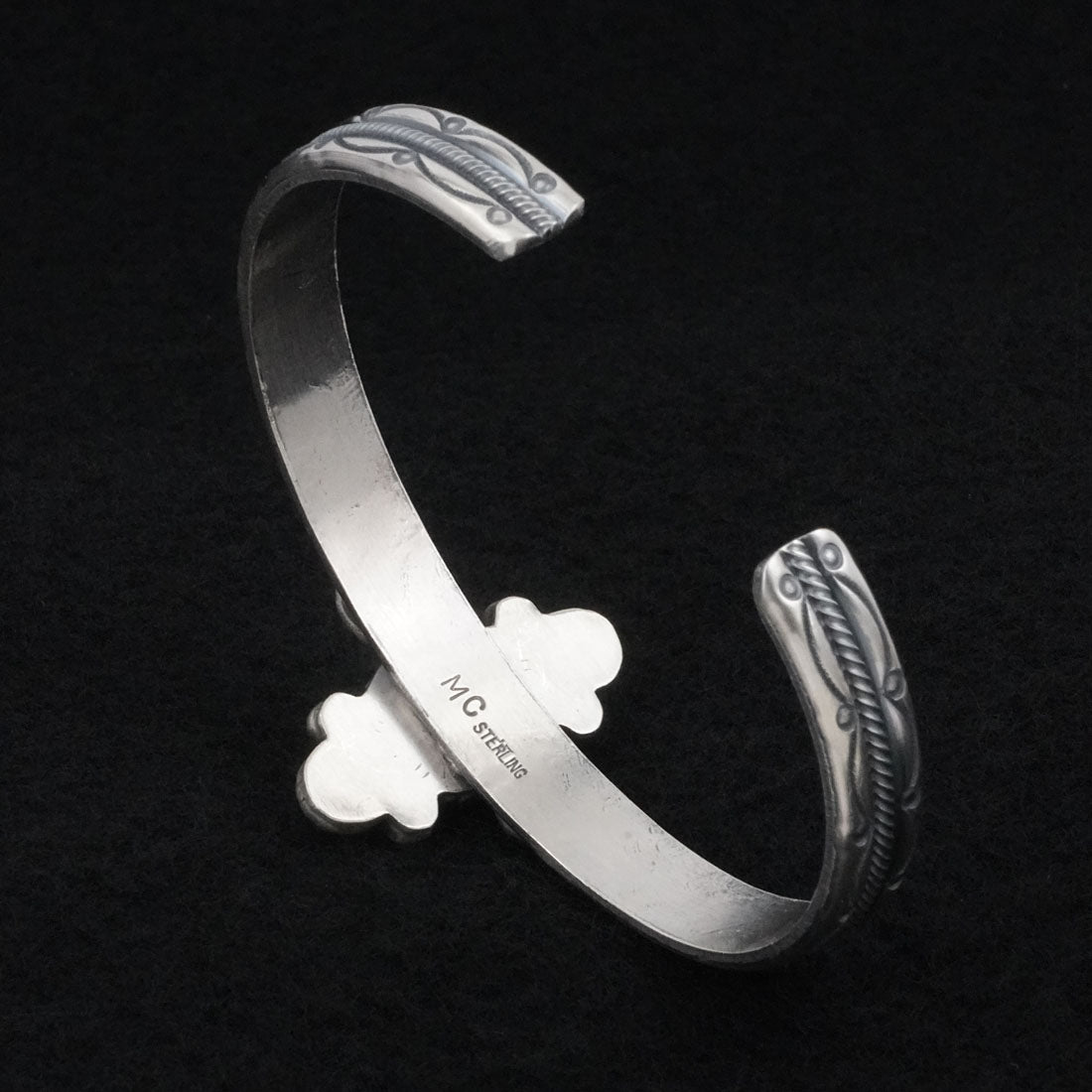 Michael Calladitto Turquoise & Sterling Silver Bracelet