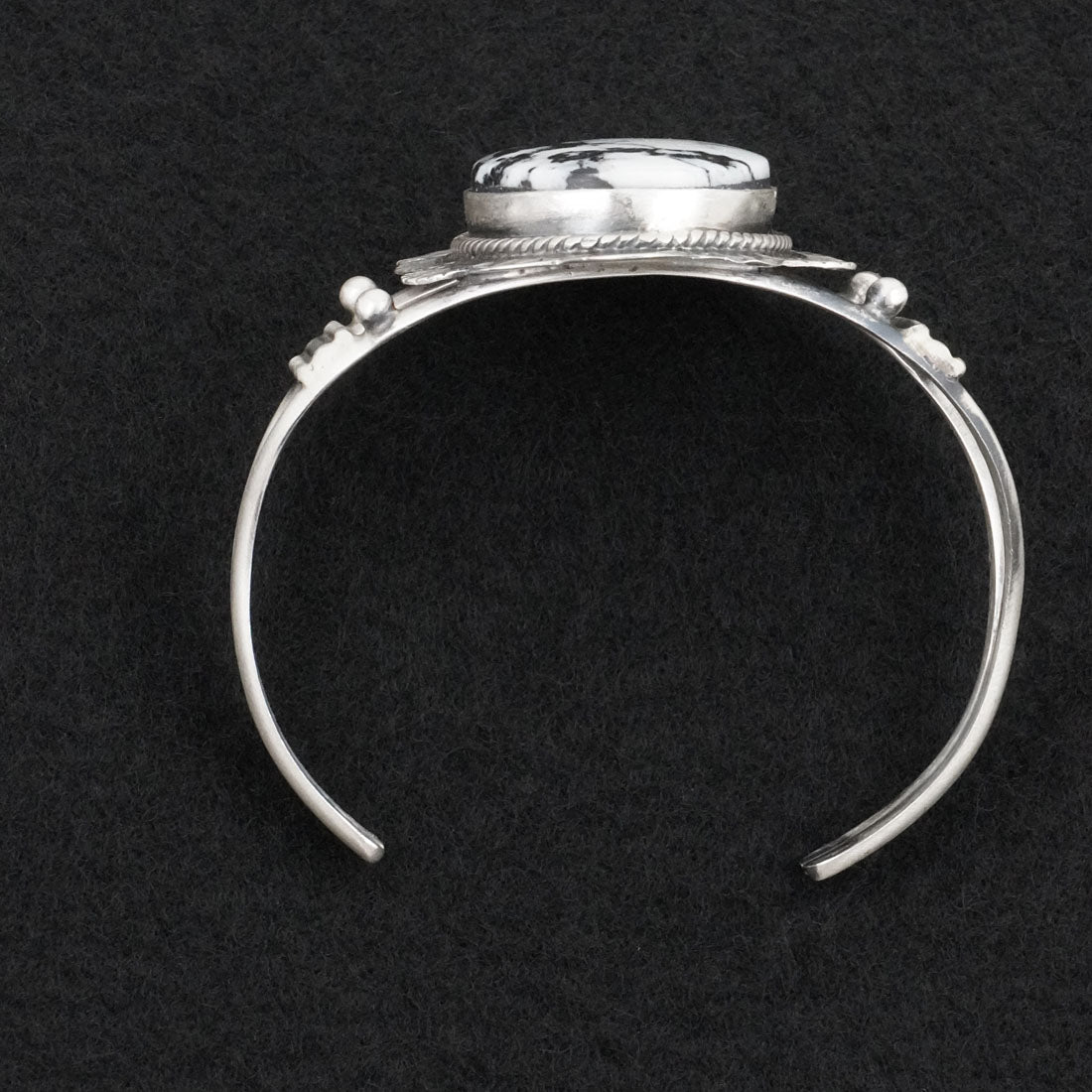 Vernon Johnson White Buffalo & Sterling Silver Bracelet