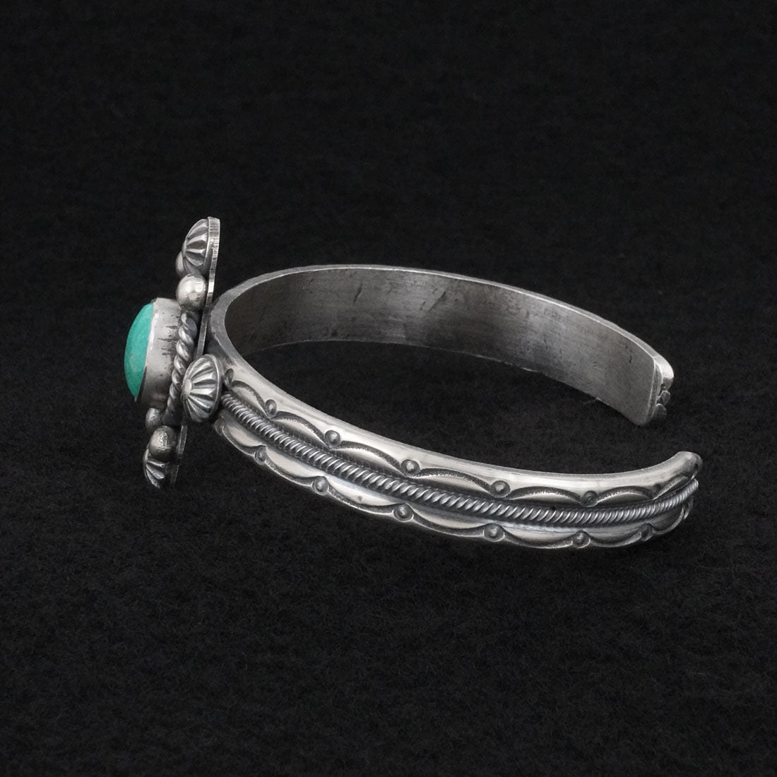 Michael Calladitto Turquoise & Sterling Silver Bracelet