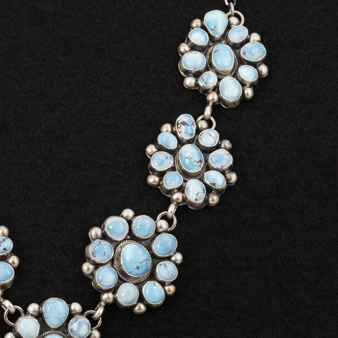 Kathleen Livingston Turquoise & Sterling Silver Necklace Set