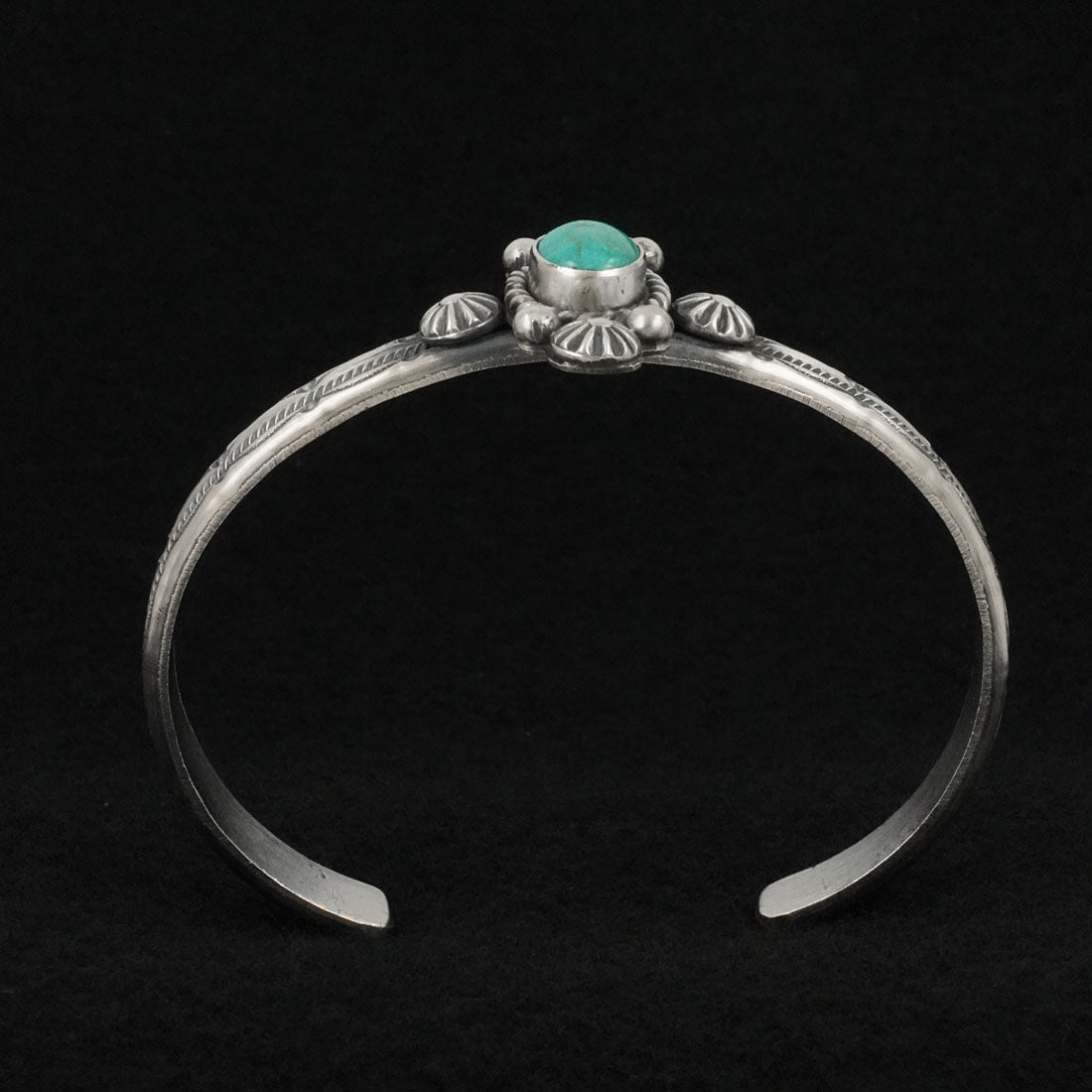 Michael Calladitto Turquoise & Sterling Silver Bracelet