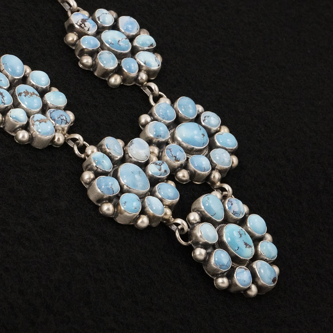Kathleen Livingston Turquoise & Sterling Silver Necklace Set