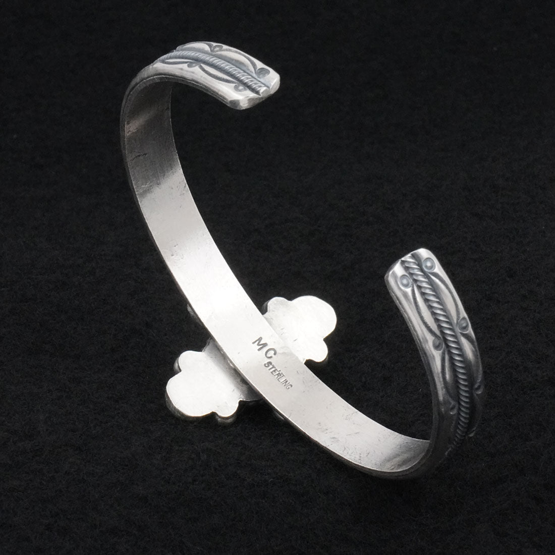 Michael Calladitto Turquoise & Sterling Silver Bracelet