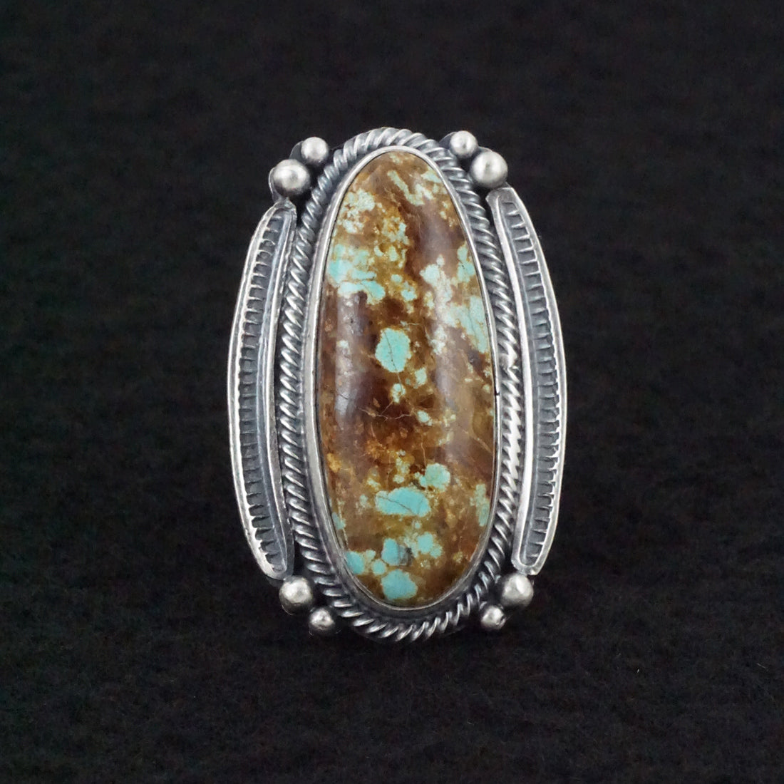 Randy Boyd Turquoise & Sterling Silver Ring Size 6.5