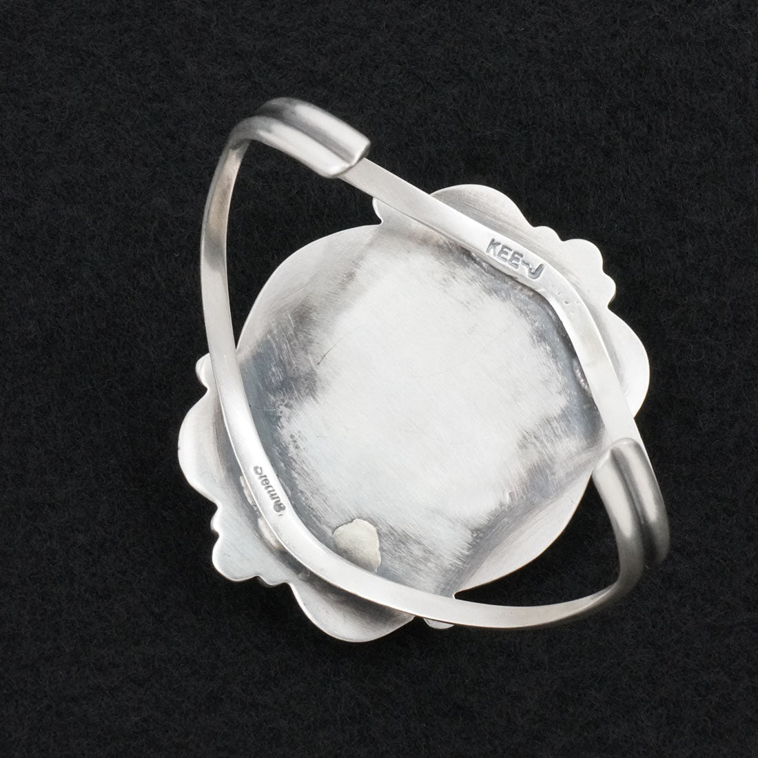 Vernon Johnson White Buffalo & Sterling Silver Bracelet
