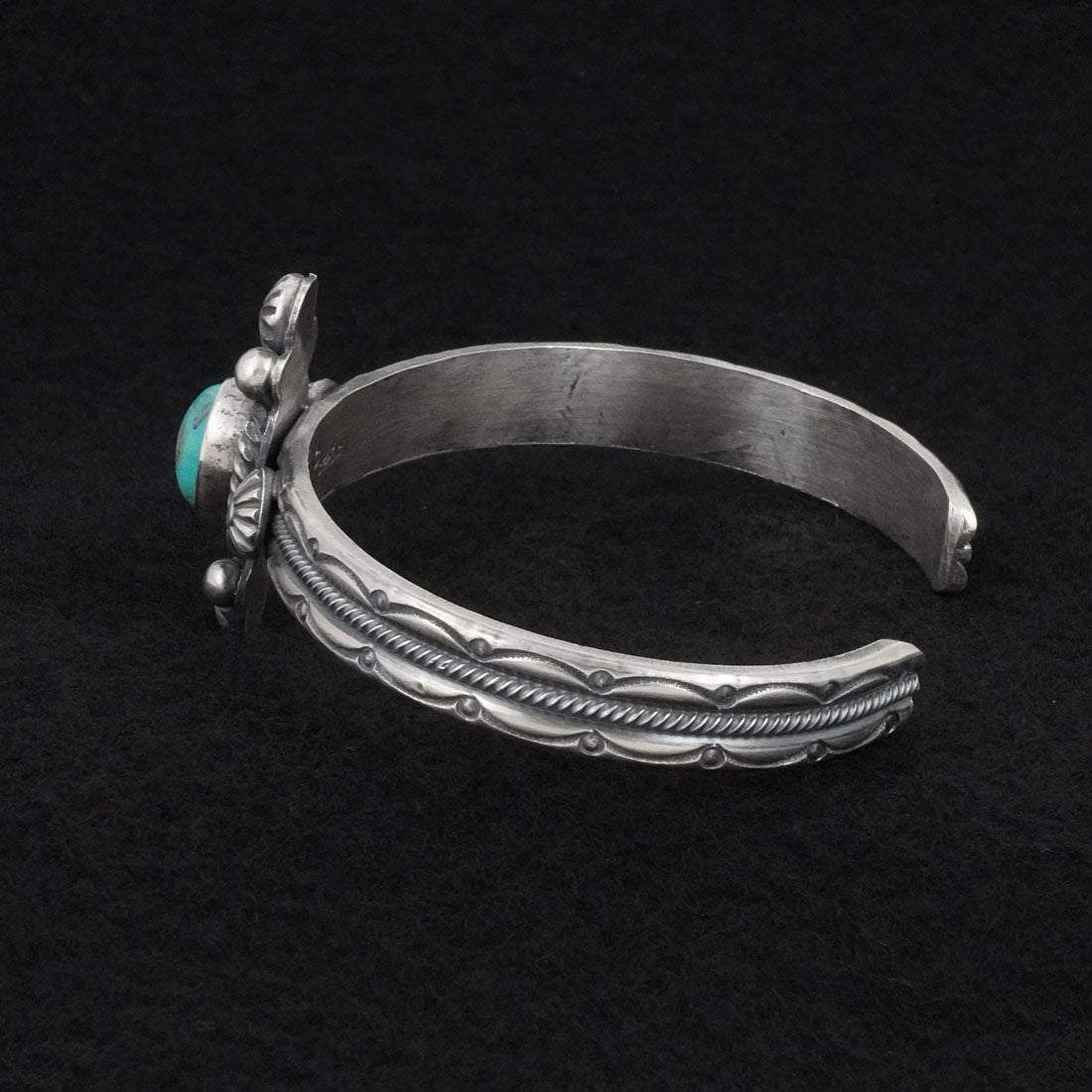 Michael Calladitto Turquoise & Sterling Silver Bracelet