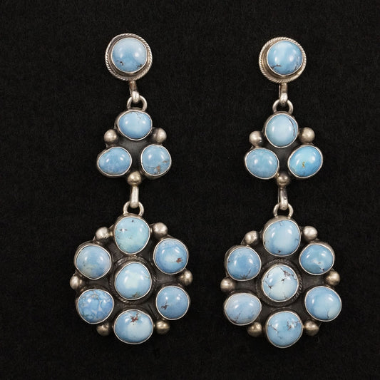 Kathleen Livingston Turquoise & Sterling Silver Earrings