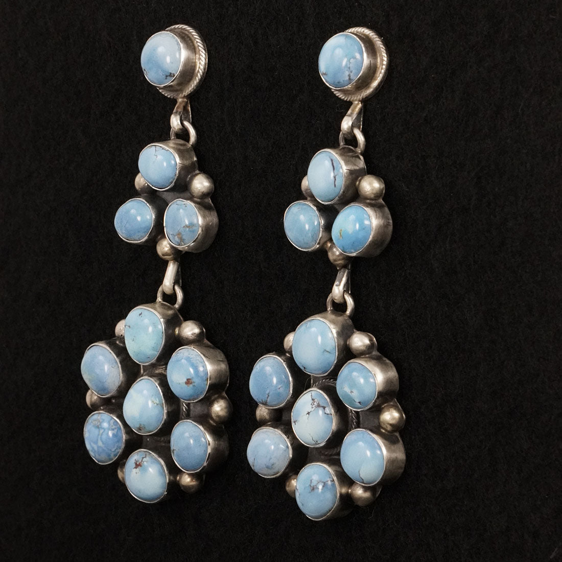 Kathleen Livingston Turquoise & Sterling Silver Earrings