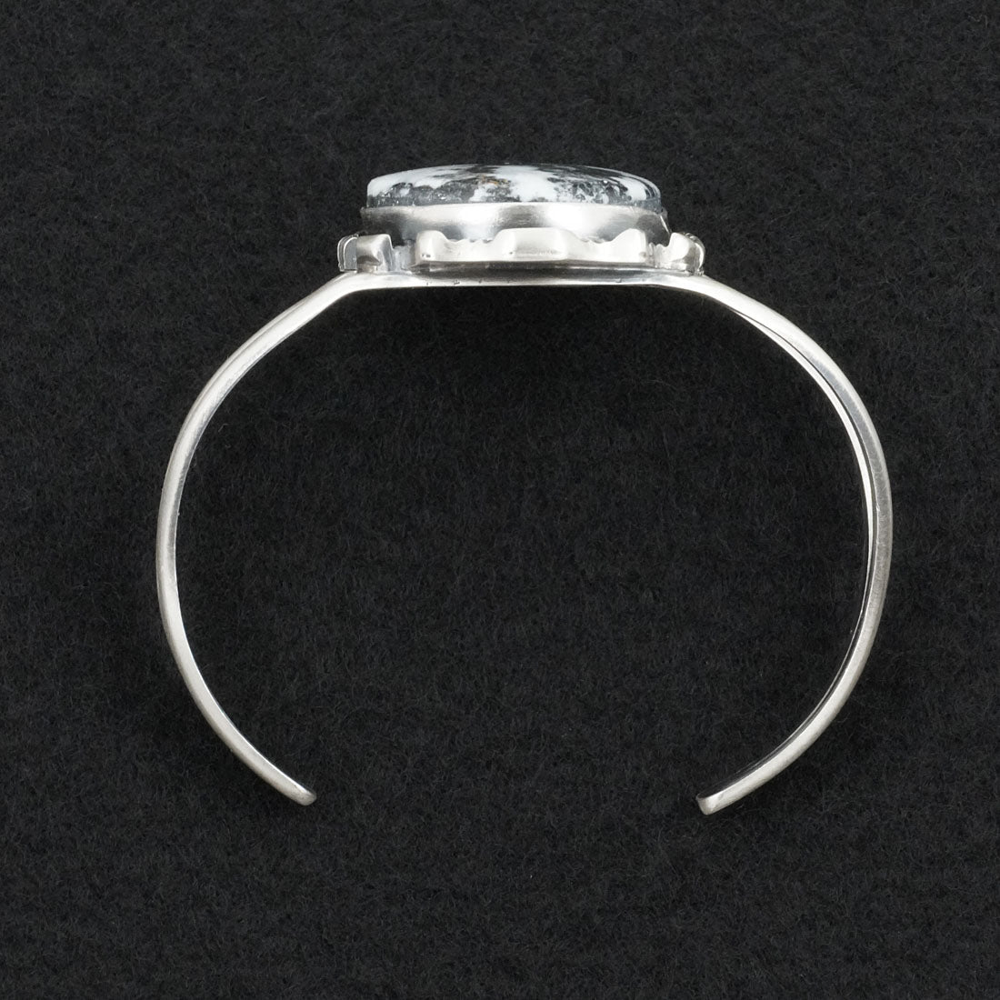 Vernon Johnson White Buffalo & Sterling Silver Bracelet