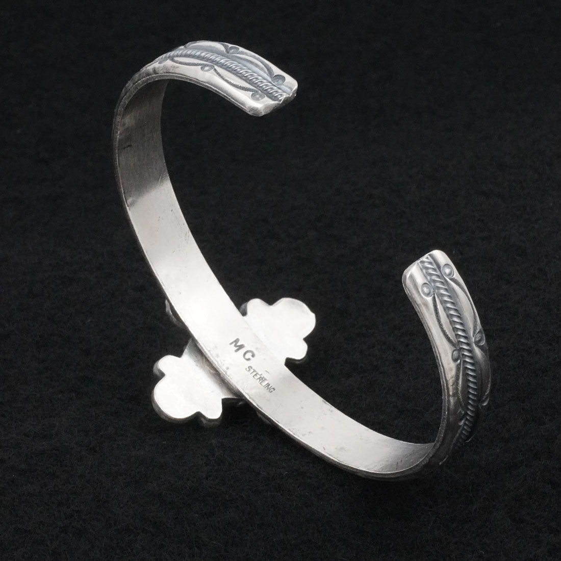 Michael Calladitto Turquoise & Sterling Silver Bracelet