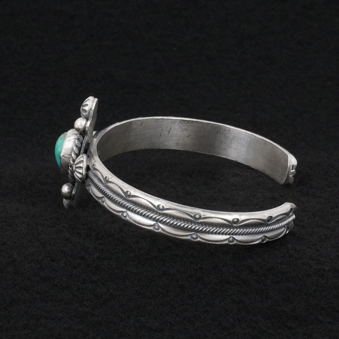 Michael Calladitto Turquoise & Sterling Silver Bracelet