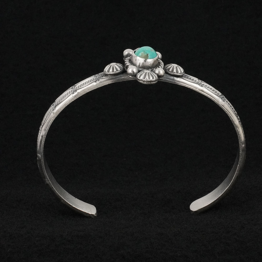 Michael Calladitto Turquoise & Sterling Silver Bracelet