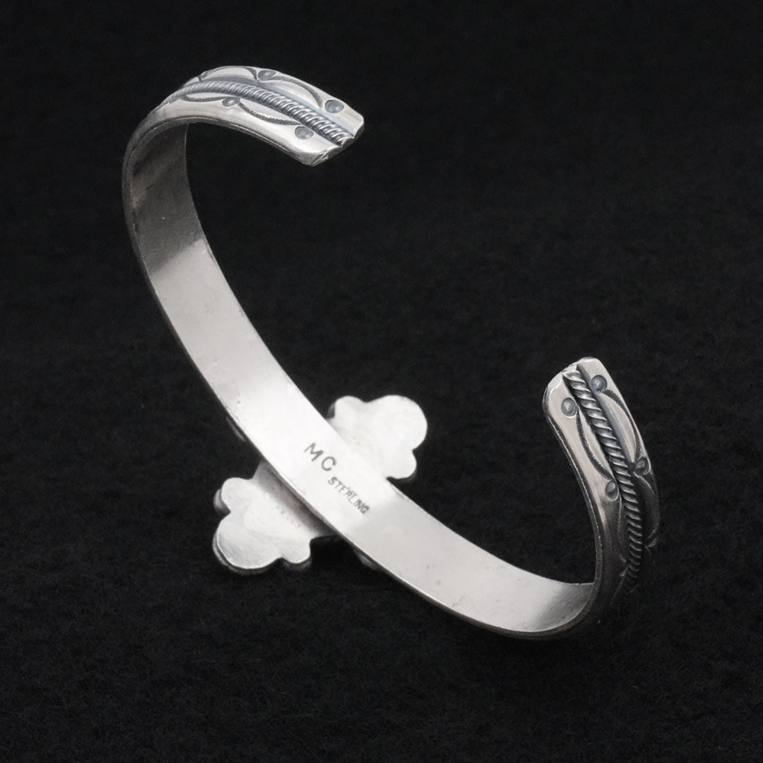 Michael Calladitto Turquoise & Sterling Silver Bracelet