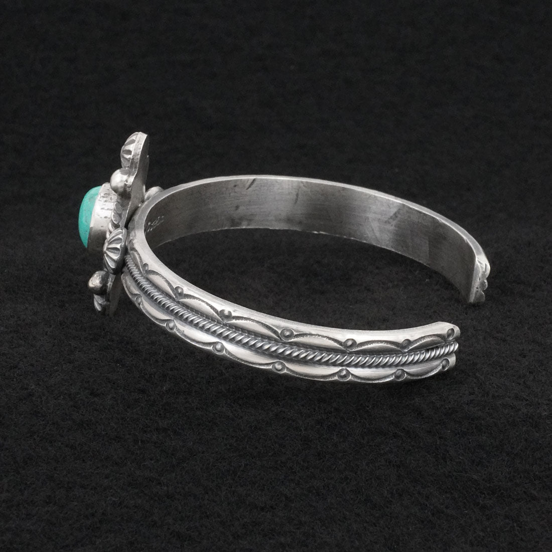Michael Calladitto Turquoise & Sterling Silver Bracelet