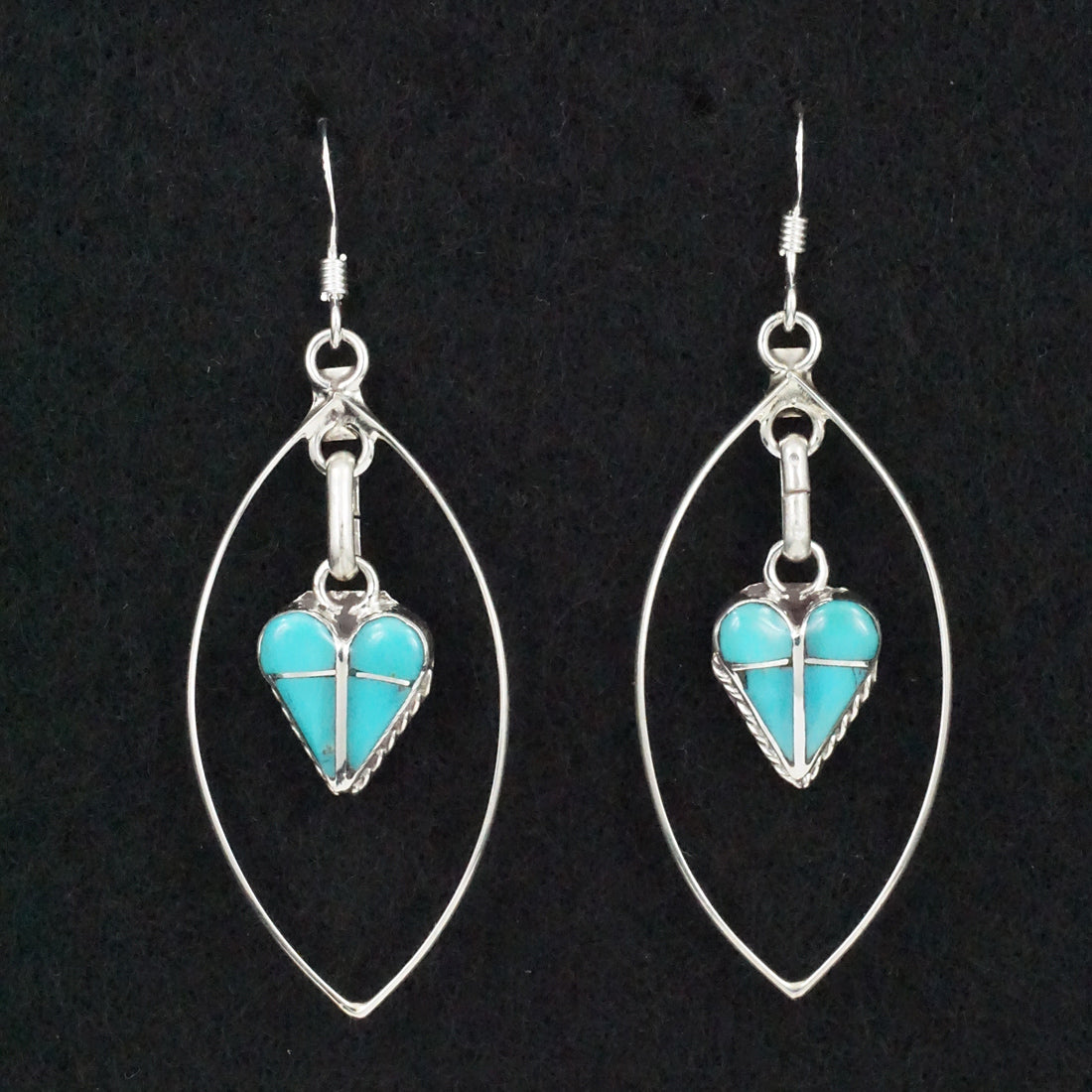 Velda Nastacio Turquoise & Sterling Silver Earrings