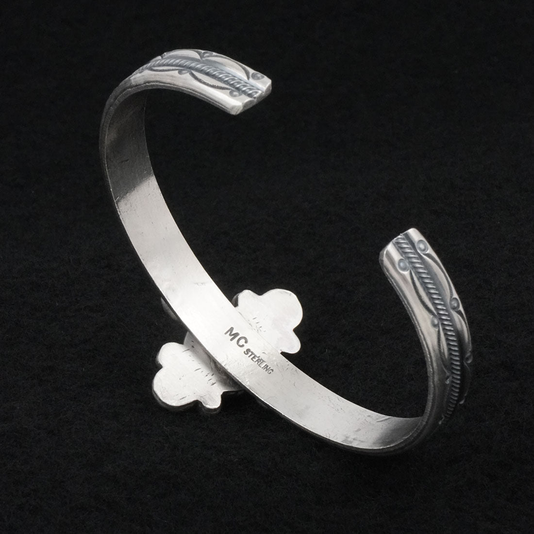 Michael Calladitto Turquoise & Sterling Silver Bracelet