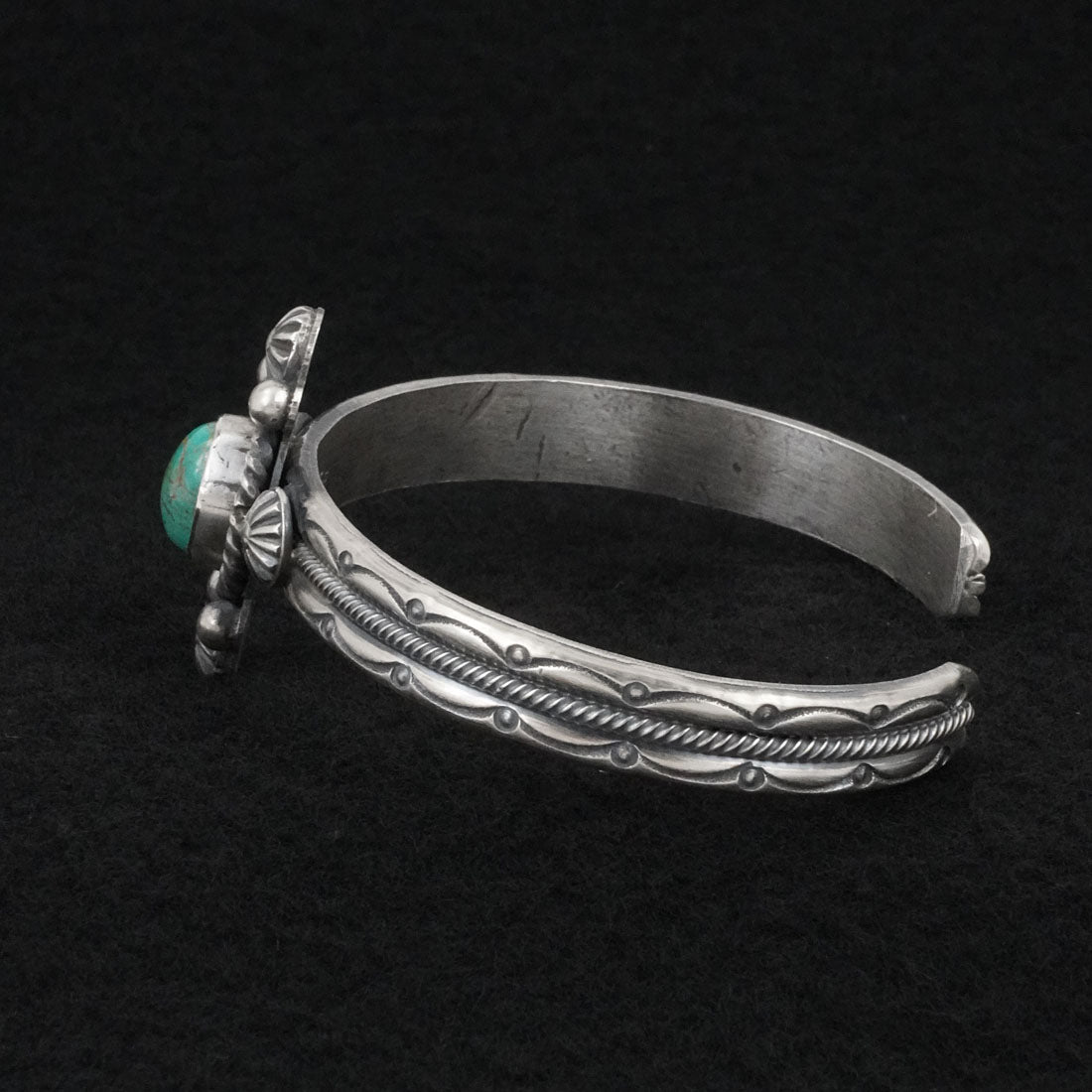 Michael Calladitto Turquoise & Sterling Silver Bracelet