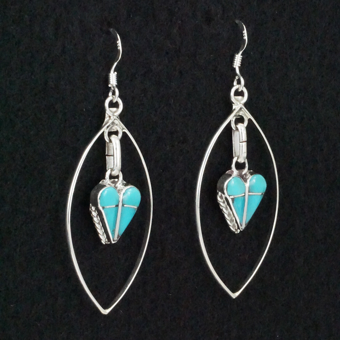 Velda Nastacio Turquoise & Sterling Silver Earrings