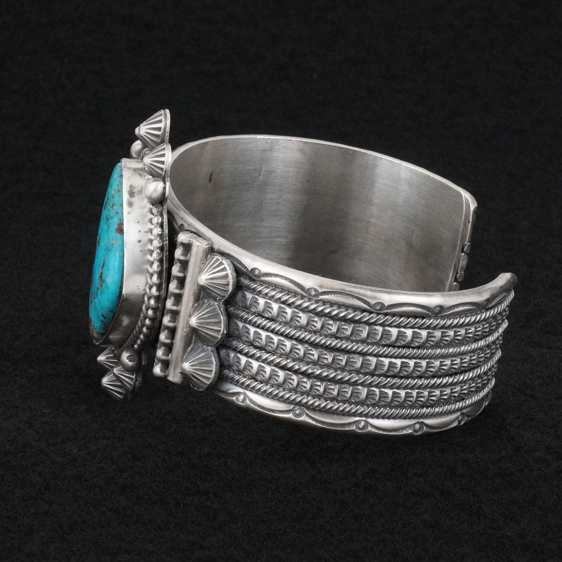 Michael Calladitto Turquoise & Sterling Silver Bracelet