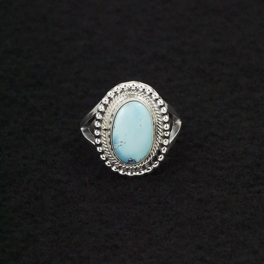 Joelias Draper Turquoise & Sterling Silver Ring Size 7