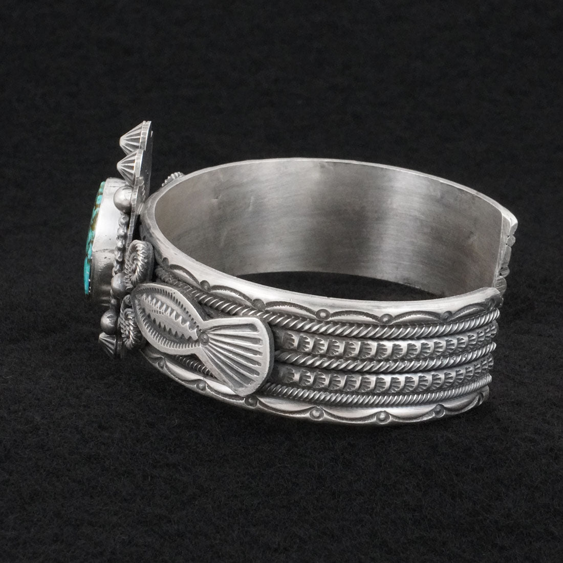 Michael Calladitto Turquoise & Sterling Silver Bracelet