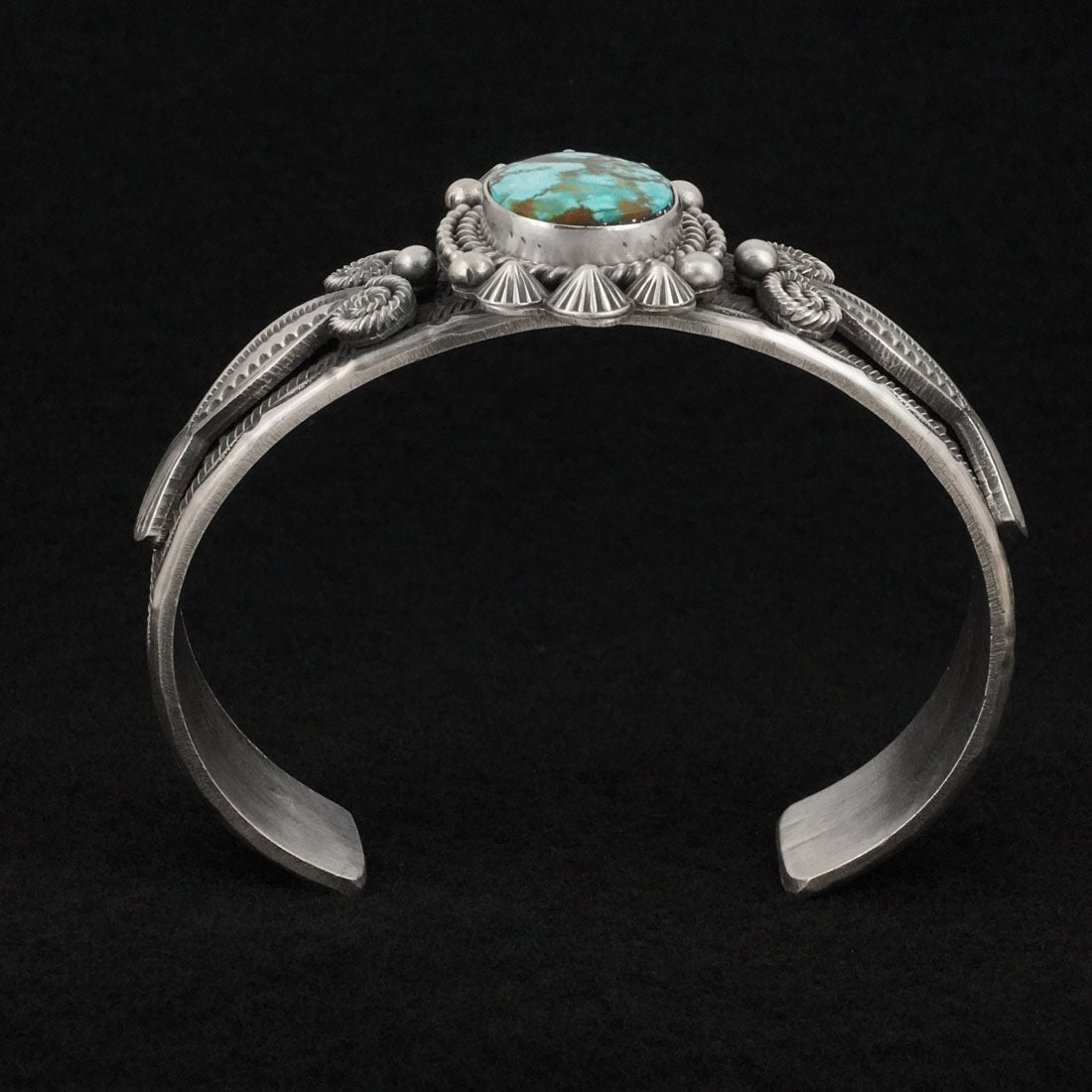 Michael Calladitto Turquoise & Sterling Silver Bracelet
