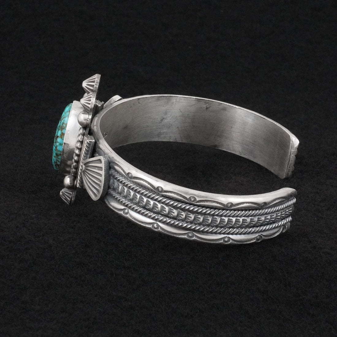 Michael Calladitto Turquoise & Sterling Silver Bracelet