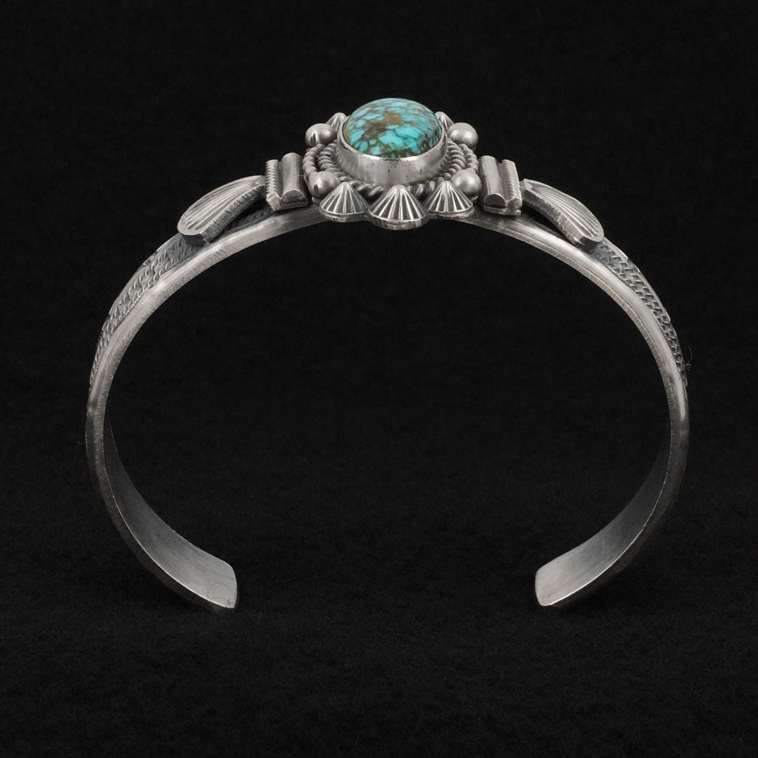 Michael Calladitto Turquoise & Sterling Silver Bracelet