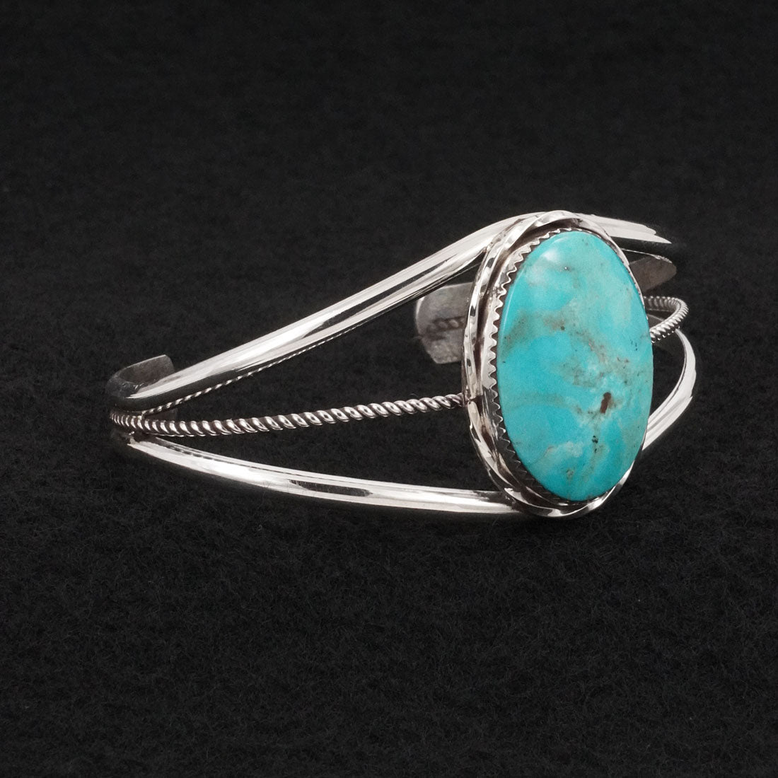 Ernest Hawthorne Turquoise & Sterling Silver Bracelet