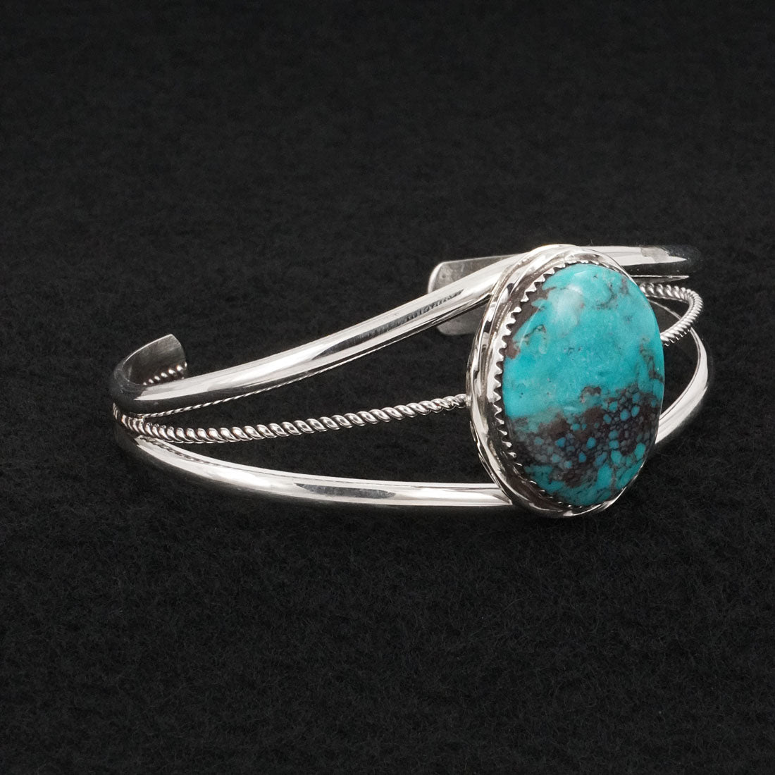 Ernest Hawthorne Turquoise & Sterling Silver Bracelet