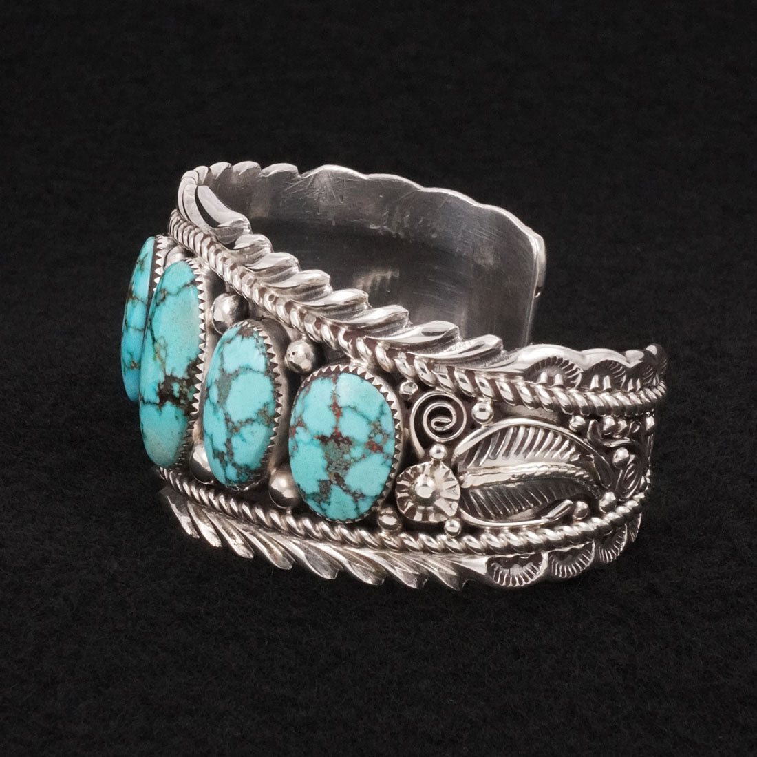 Anthony Brown Turquoise & Sterling Silver Bracelet