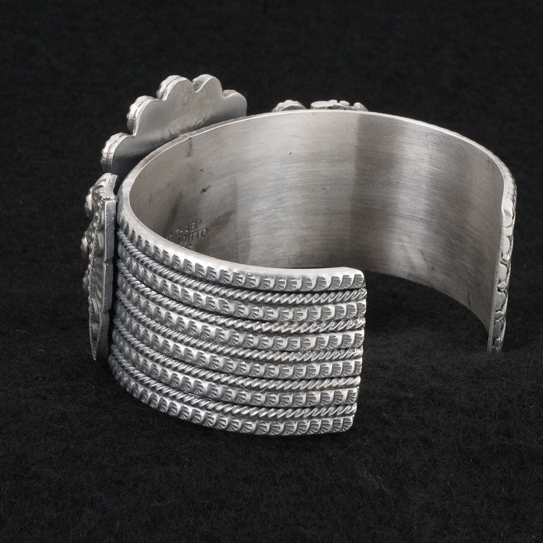 Michael Calladitto Turquoise & Sterling Silver Bracelet