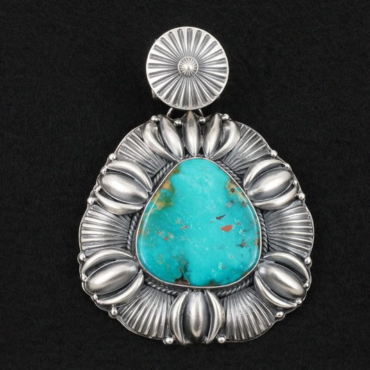 Delbert Gordon Turquoise & Sterling Silver Pendant