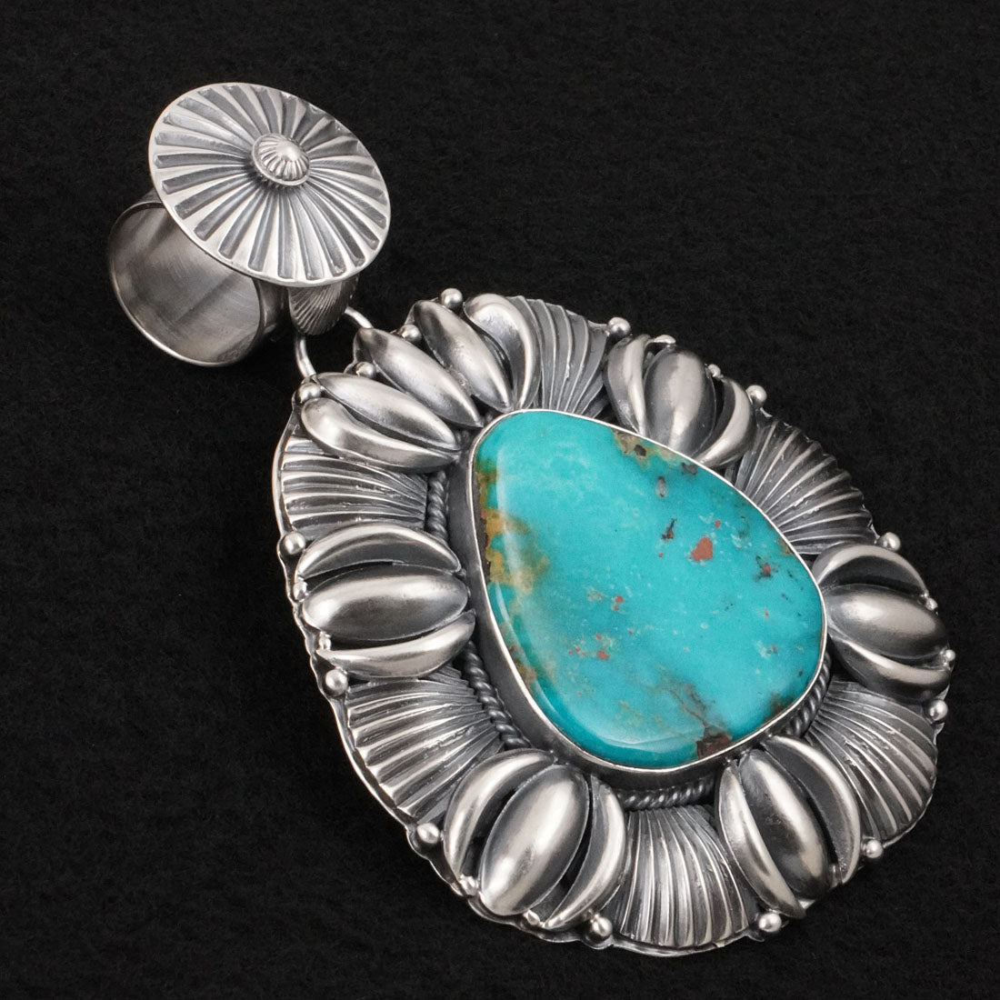 Delbert Gordon Turquoise & Sterling Silver Pendant