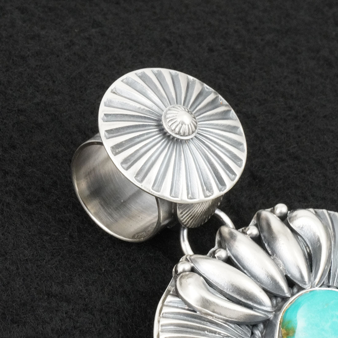 Delbert Gordon Turquoise & Sterling Silver Pendant