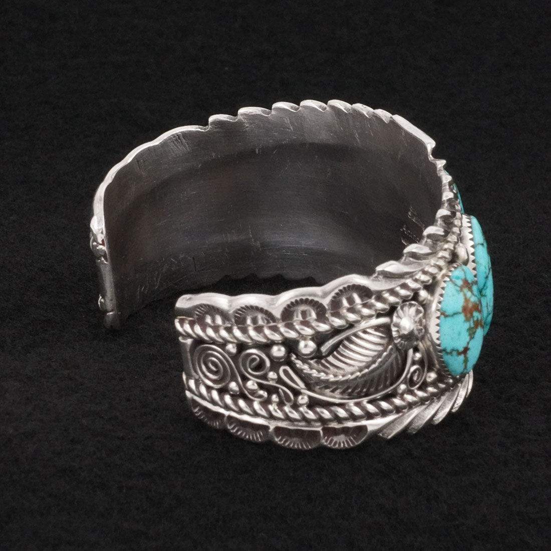 Anthony Brown Turquoise & Sterling Silver Bracelet
