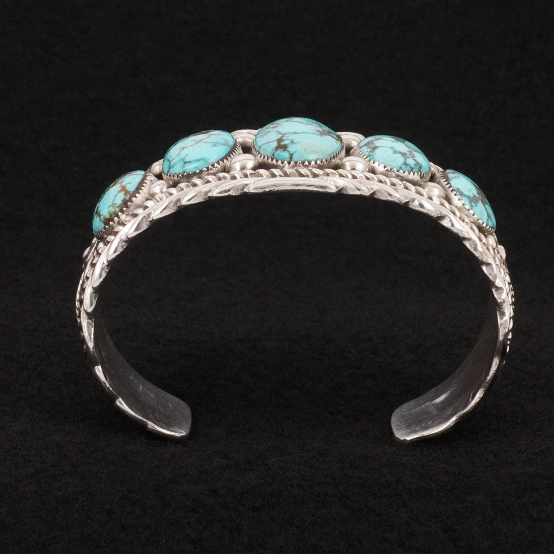 Anthony Brown Turquoise & Sterling Silver Bracelet