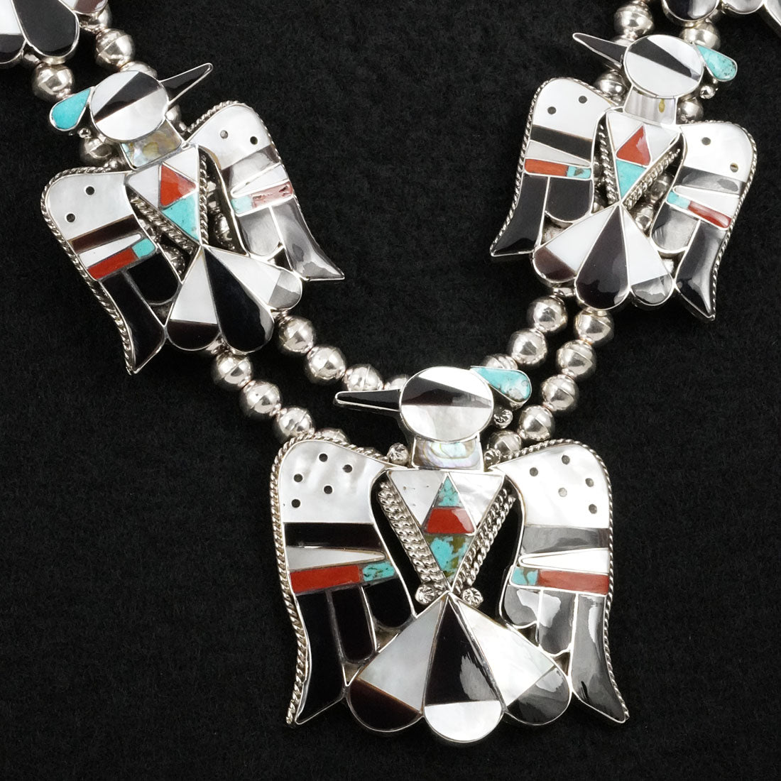 Bobby & Corraine Shack Multi-Stone & Sterling Silver Necklace Set