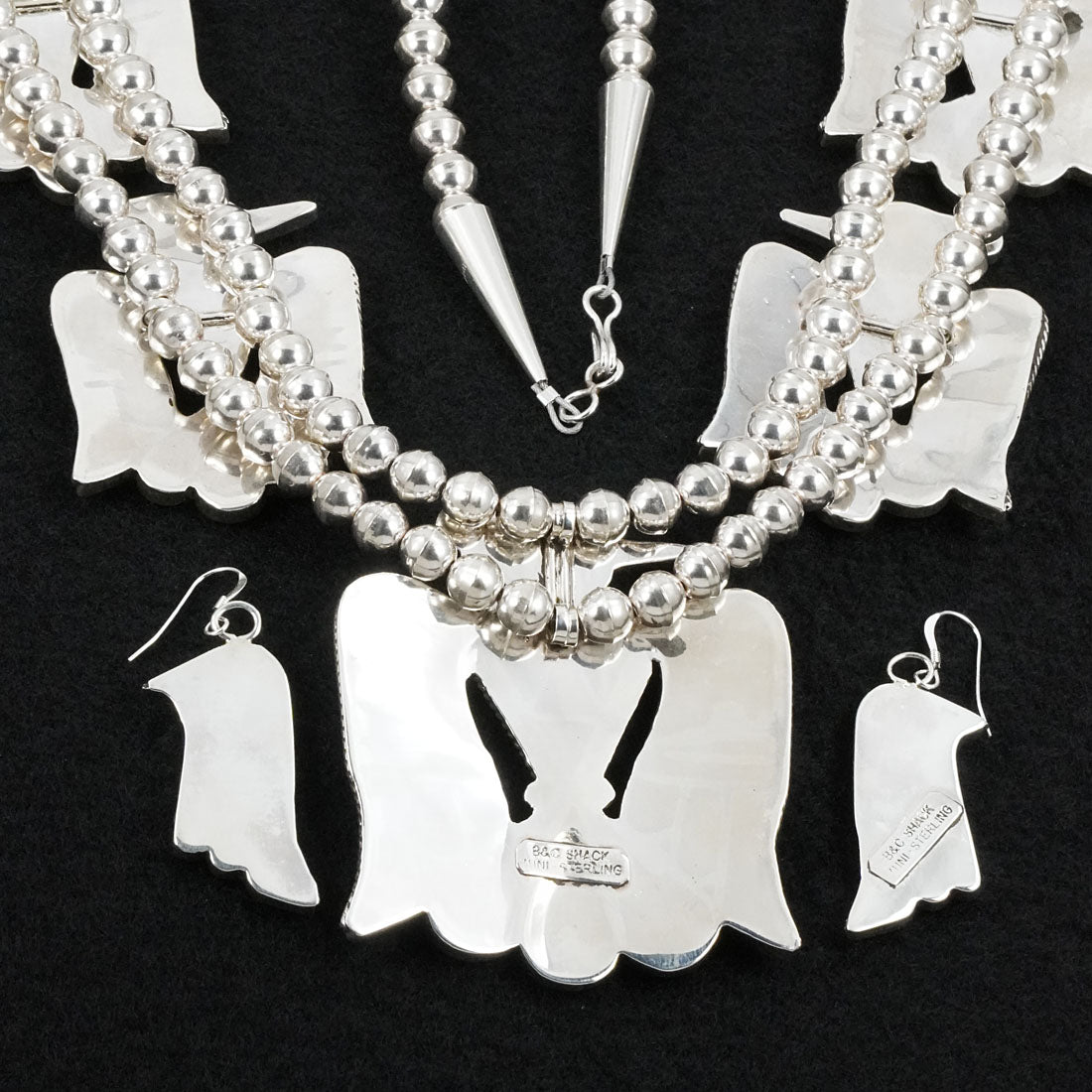 Bobby & Corraine Shack Multi-Stone & Sterling Silver Necklace Set