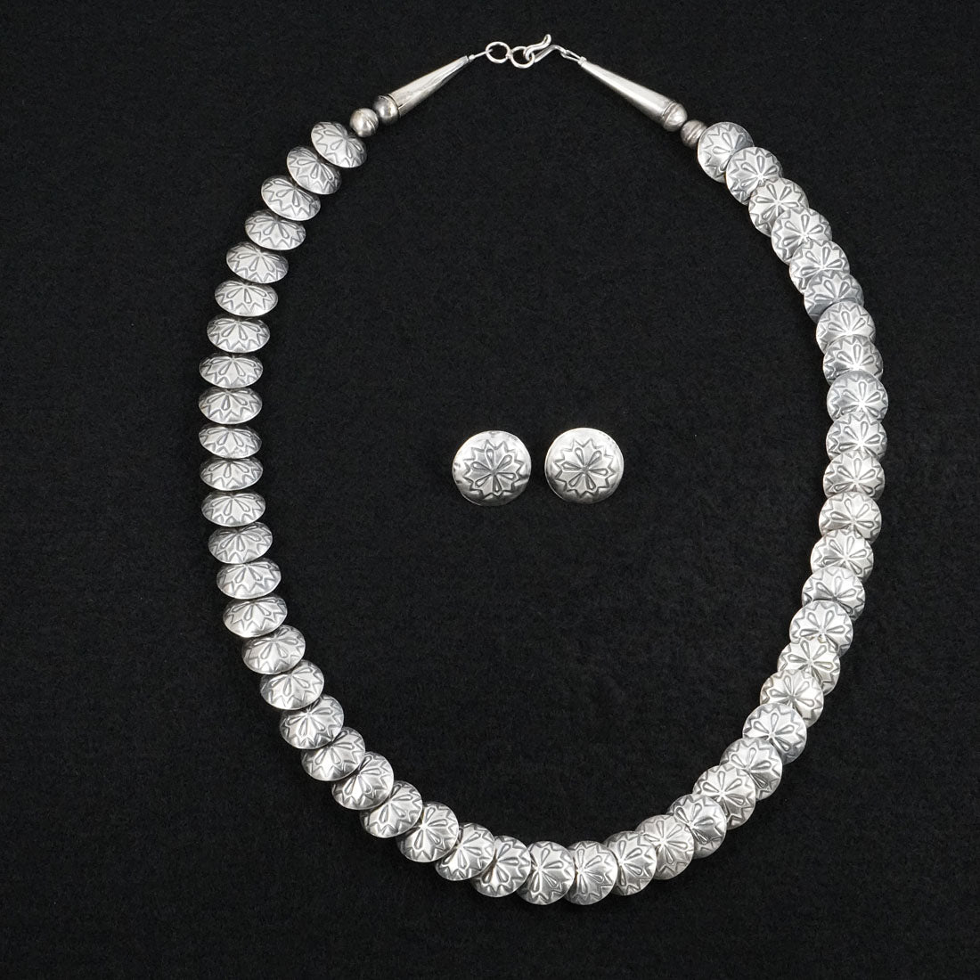 Tim Thompson Sterling Silver Necklace & Earrings Set