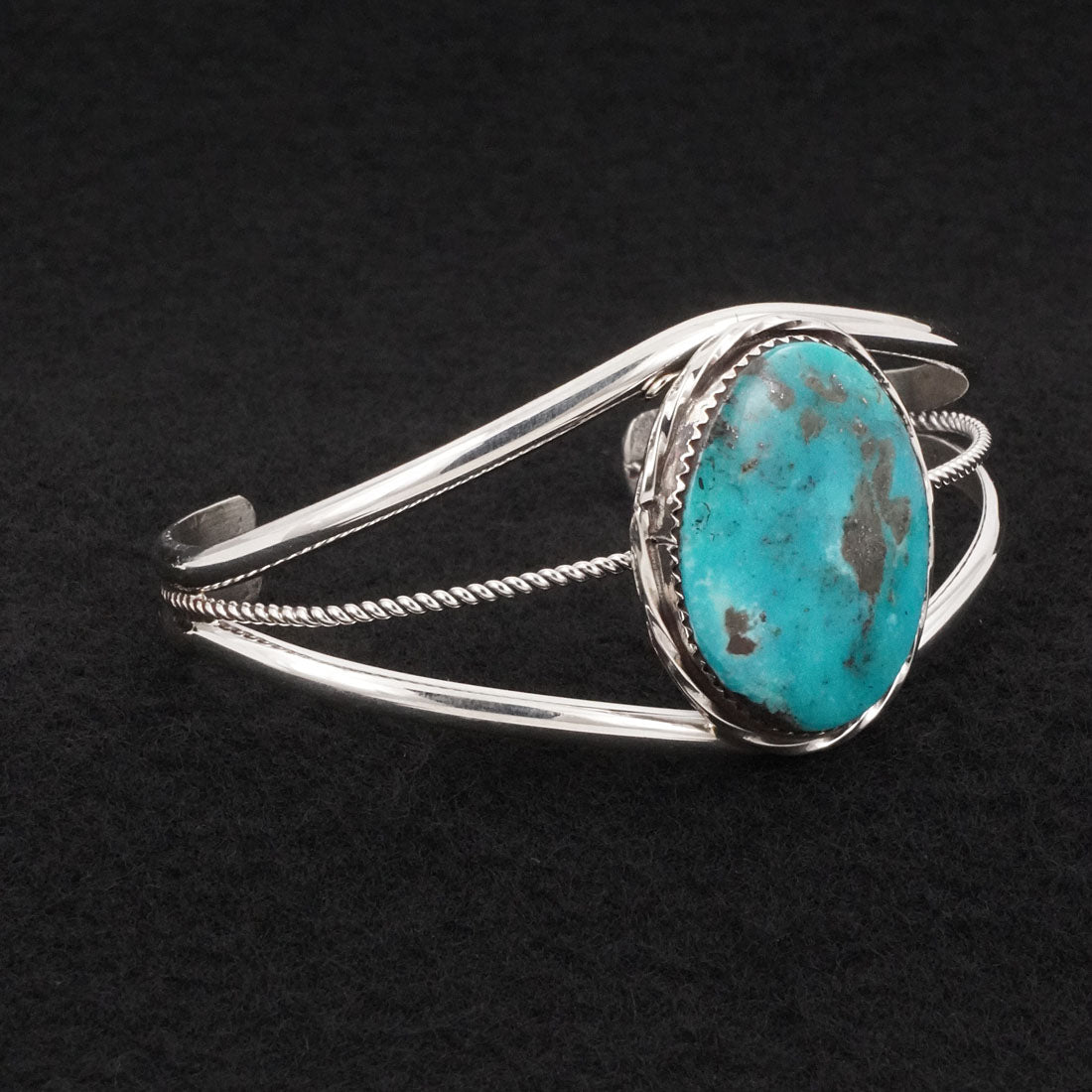 Ernest Hawthorne Turquoise & Sterling Silver Bracelet